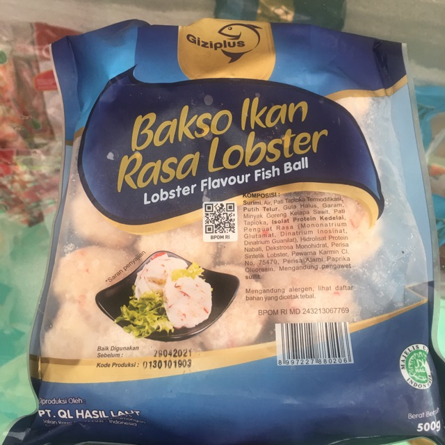 

Baso ikan gizi plus 500gram