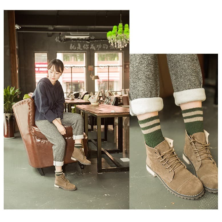 KK-26 kaos kaki winter knit rajut korea autumn fashion socks