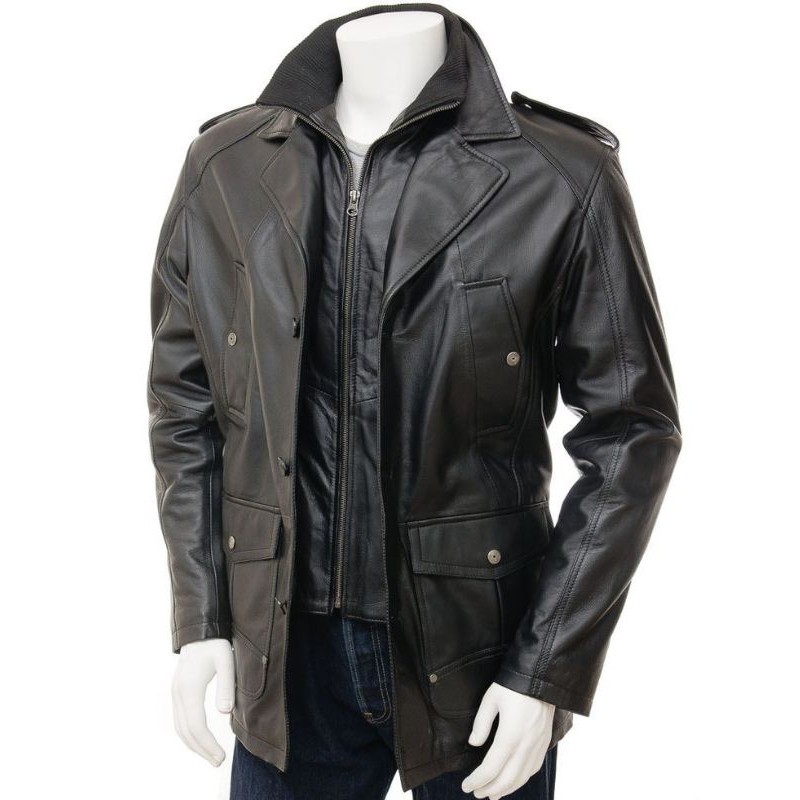 JAKET KULIT SAPARI | JAKET KULIT ASLI DOMBA | JAKET KULIT PRIA SUPER ORIGINAL | JAKET KULIT PANJANG