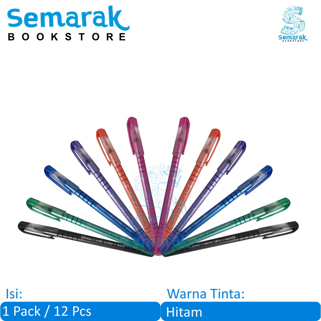 

Queen'S High Grade C6000 Pulpen [1 Pack / 12 Pcs]