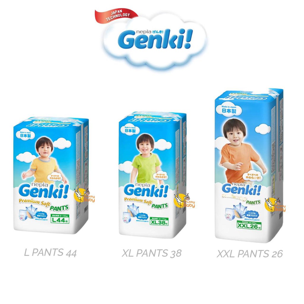 Nepia Genki - JUMBO PACK Premium Soft Pants