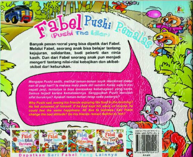 Buku Cerita Anak - Fabel Pushi Pemalas