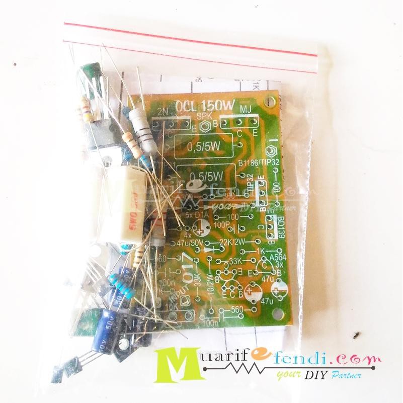 PAKET DIY Power Amplifier OCL MONO 150Watt