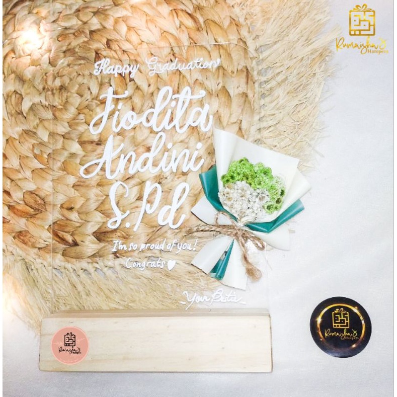 

ACRYLIC GIFT | Akrilik Kado Nikah kado Wisuda Dekorasi kamar Lampu tidur