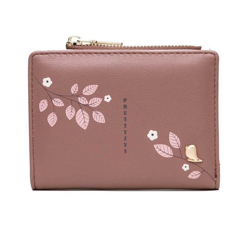 (COD) Dompet Lipat Wanita Dompet Koin Mini Women's Wallet MALL SHOPPING