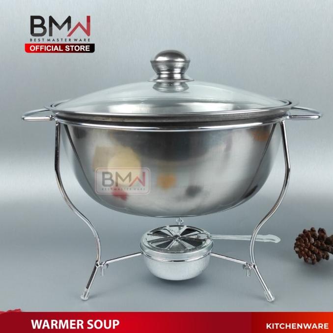BMW KITCHEN WARE - WARMER SOUP BULAT TEMPAT SAJI SAYUR PRASMANAN