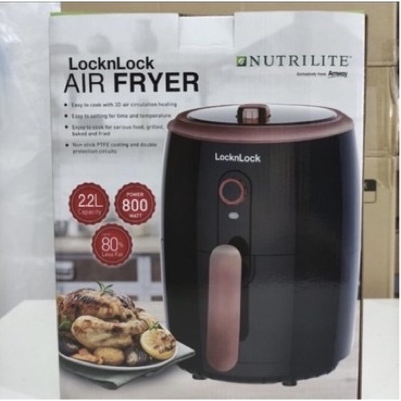 NEW READY Lock n Lock air fryer nutrilite amway 2,2 liter