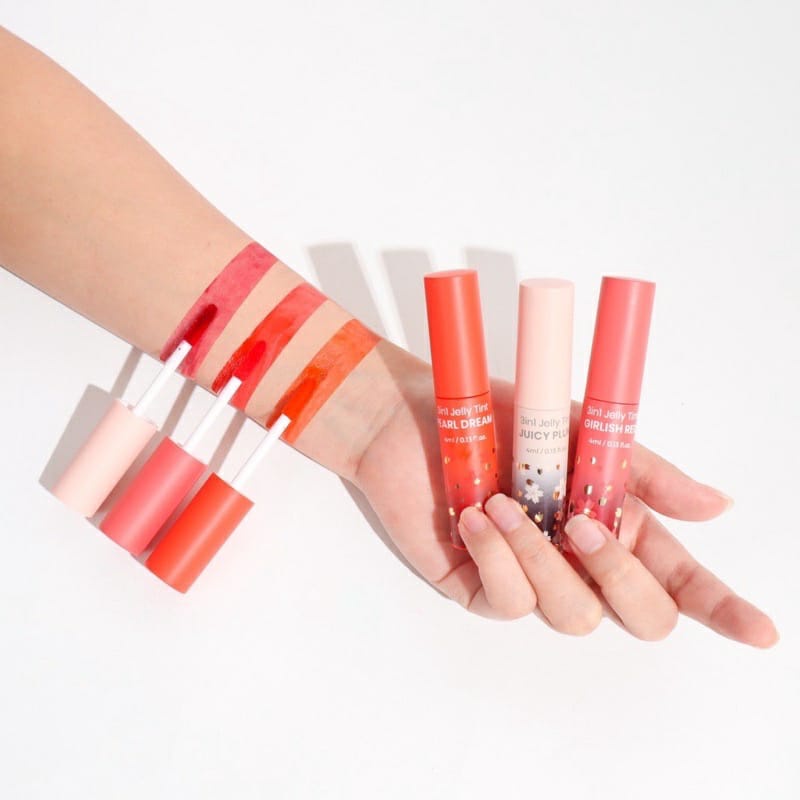 NOERA 3 IN 1 Liptint - jelly tint - blush on - eye shadow