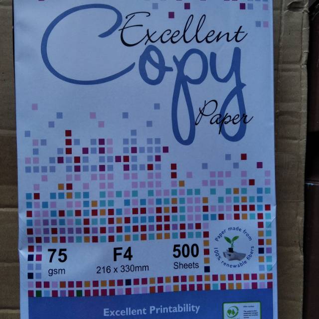 

Kertas HVS F4 75gr Excelent