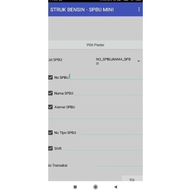 Aplikasi Cetak Struk Spbu For Hp Android Kode Y8982 Shopee Indonesia