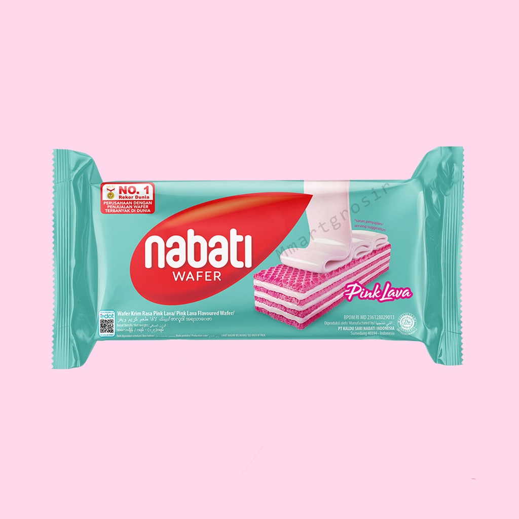 WAFER NABATI PINK LAVA 16g / WAFER