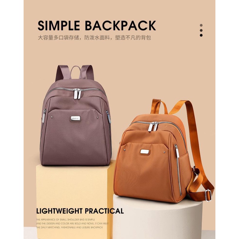 YoyoBrand - Tas ransel mini wanita CHIBAO 6539 tas ransel mini original nilon waterproof