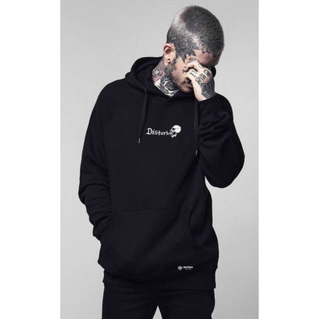 Hoodie matras disturb / hoodie premium / hoodie simple / jaket distro bandung / jaket pria murah