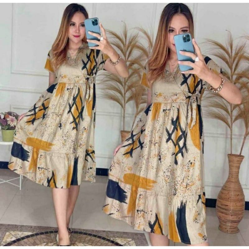 DASTER MOTIF VIRAL KEKINIAN TERLARIS | DASTER MURAH | DASTER KEKINIAN VIRAL | DASTER JUMBO BALI KIMONO MOTIF CORET