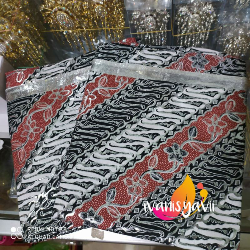 Sepasang Jarik Pengantin Prodo - Motif Parang Warna