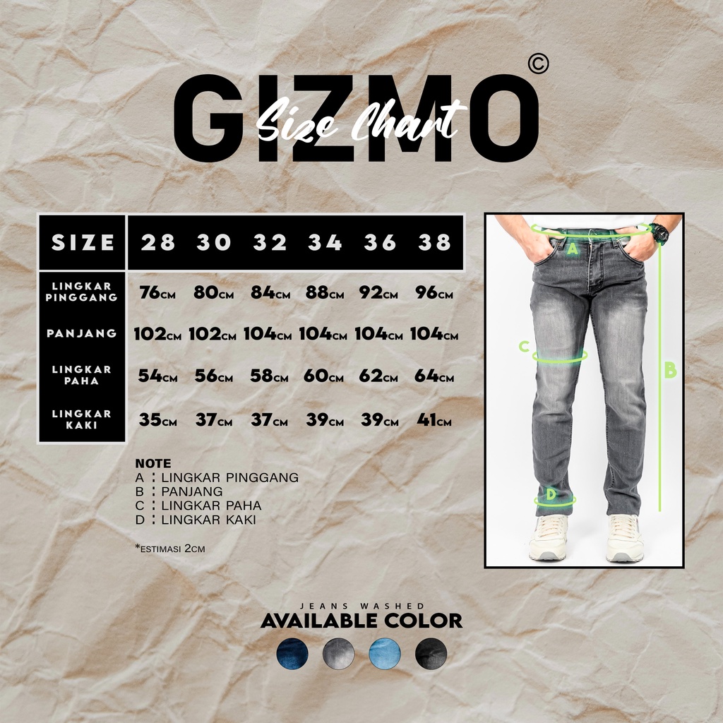 Gizmo - Denim Pants Grey Washed