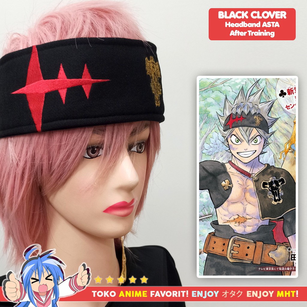 Ikat Kepala Headband Asta - Black Clover After Training