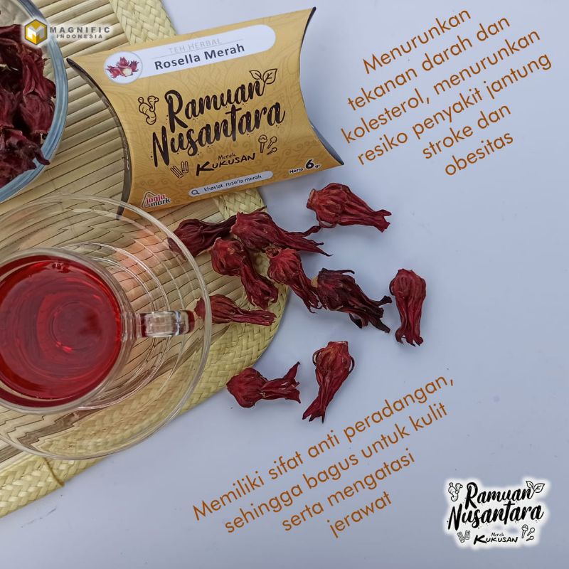 

KUKUSAN Teh Herbal Rosella Merah Ramuan Nusantara