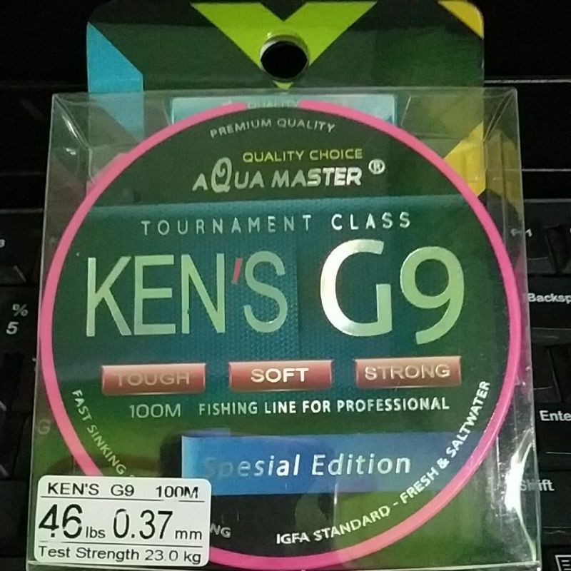 tali pancing senar aqua master kens G9 100m