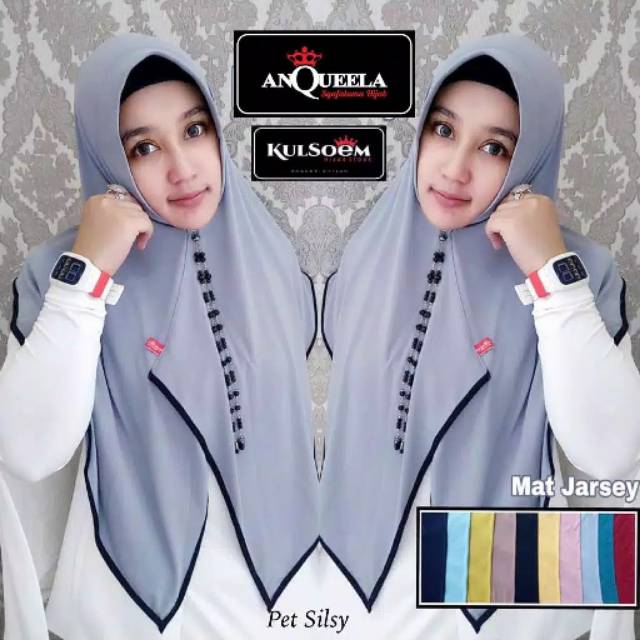 Jilbab Instan Pet Silsy ORI Anqueela