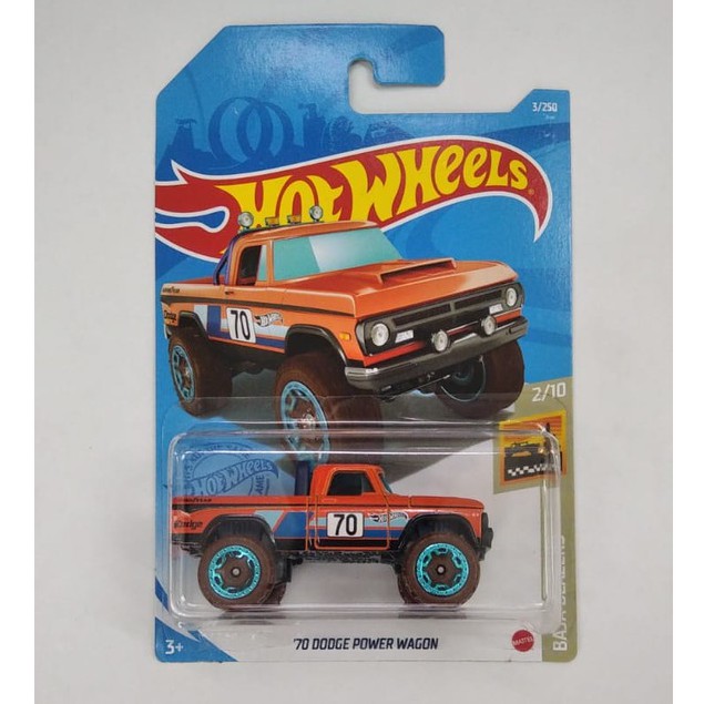 Diecast Hot Wheels 70 DODGE POWER WAGON Orange HW Pickup Hotwheels Pick Up Mobil Mainan Anak