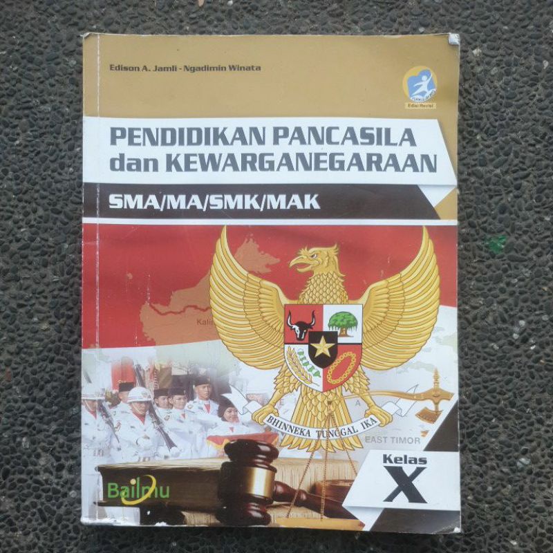 Buku Ppkn Sma Kelas 10 Revisi Kurikulum 13.Bailmu