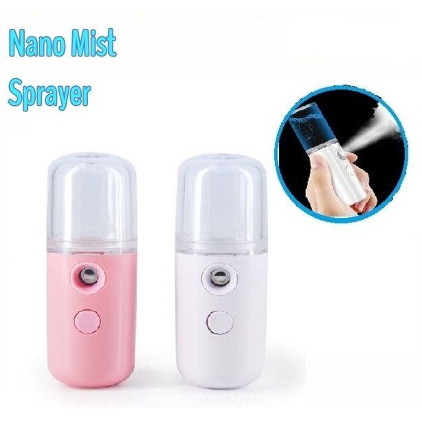 ORIGINAL Mini Nano Spray Mist Facial Humidifier Baterai Besar