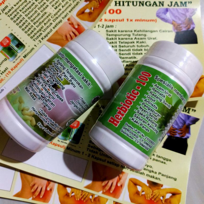 Herbiotic-100 Jaminan Original BISA DIKEMBALIKAN KALAU TIDAK ASLI