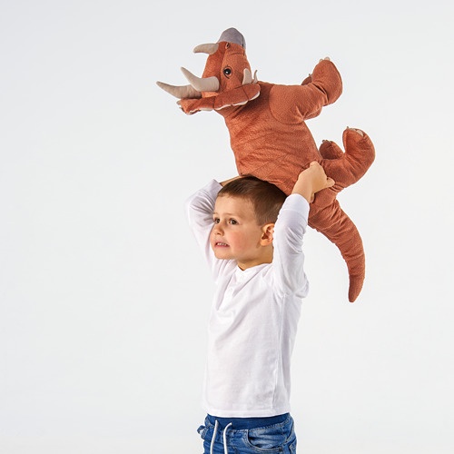 JATTELIK Boneka, dinosaurus dinosaur triceratops, 69 cm