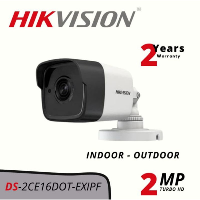 PAKET CCTV HIKVISION NEW 2MP 4 CHANNEL 2 KAMERA FULL HD KOMPLIT