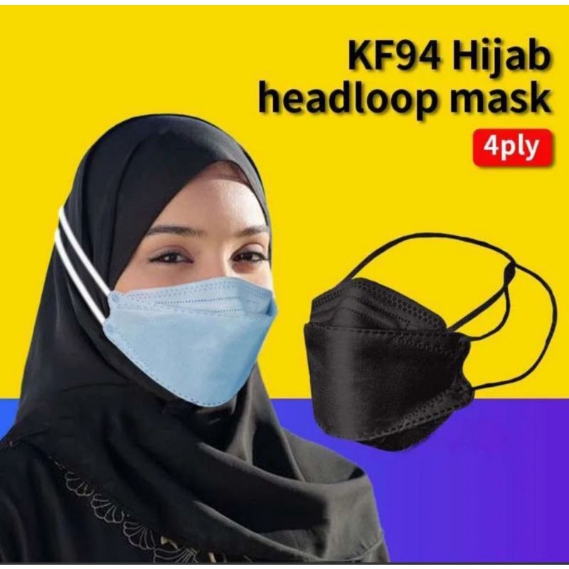 Masker KF94 Hijab Isi 10pcs