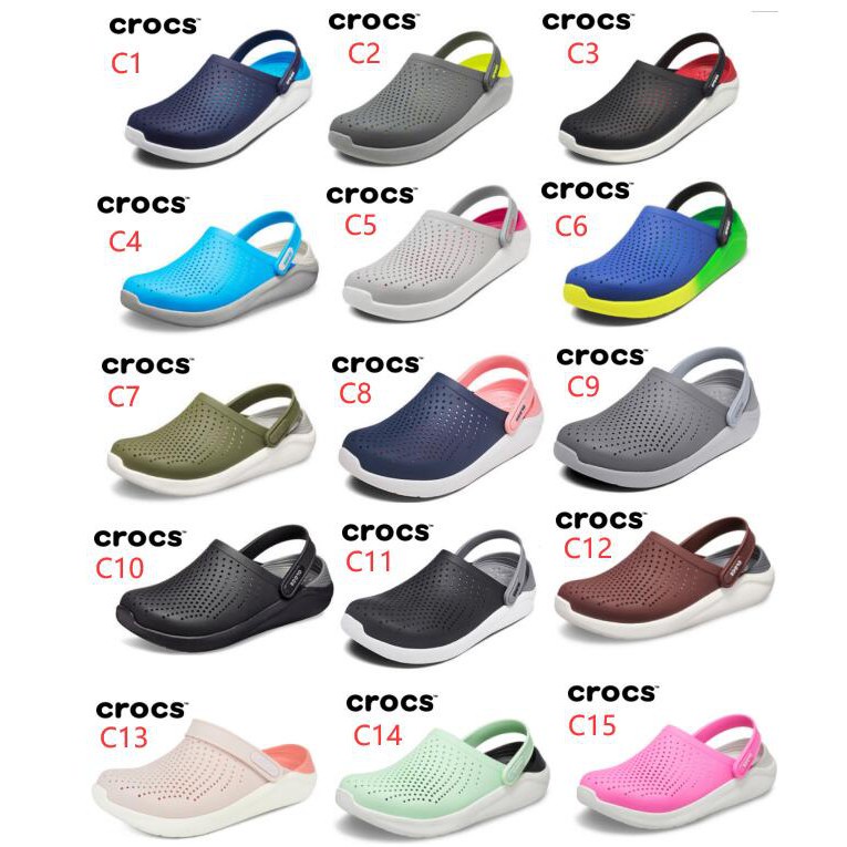 Crocs Sendal Literide Crocs Literide Literide Sandal Pria Lite Ride Sepatu Sandal Perawat RS Covid