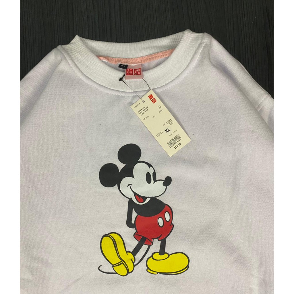 CREWNECK UNIQLO MICKY MOUSE