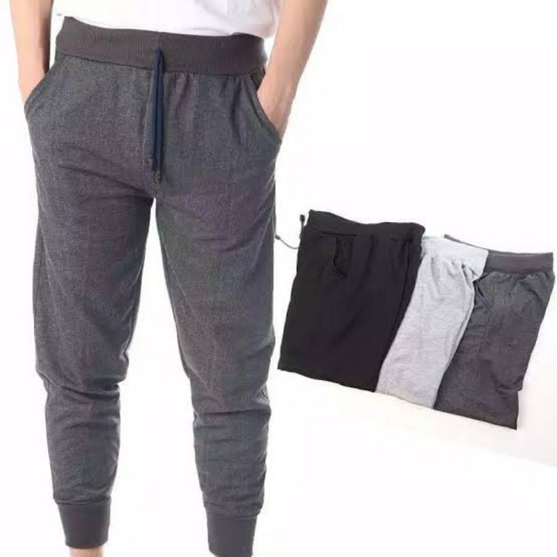 CELANA JOGER JOGING PRIA WANITA PANJANG JOGGER GYM TRAINING TRENING TREINING TRACKPANTS SWEATPANTS/CELANA SANTAI PRIA/celana harian sport olahraga futsal running /celana kekinian muslimah/Jogger pants high waist celana bahan terlaris