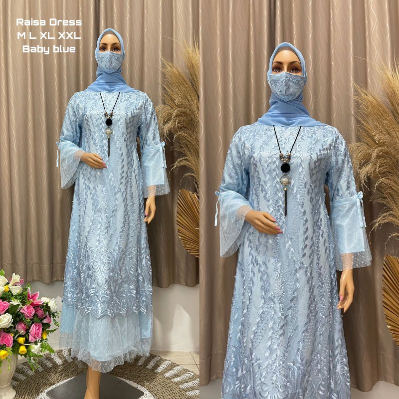 Raisa Dress NF / Gamis Kebaya Modern / Dress Kondangan / Kebaya Modern