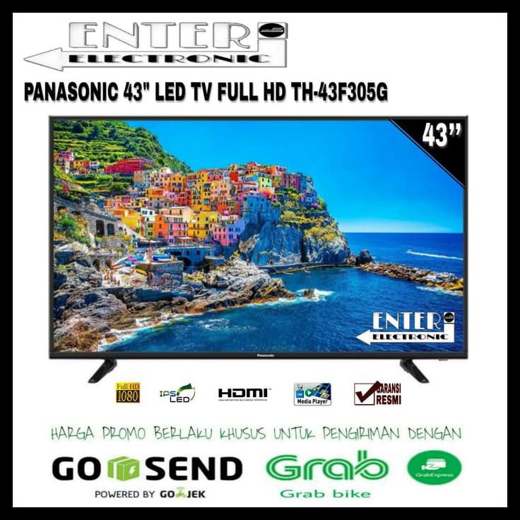 Panasonic Led Tv Th 43F305 G - Tv Led 43 Inch Full Hd Ips Panel Gratis Ongkir Kode 120