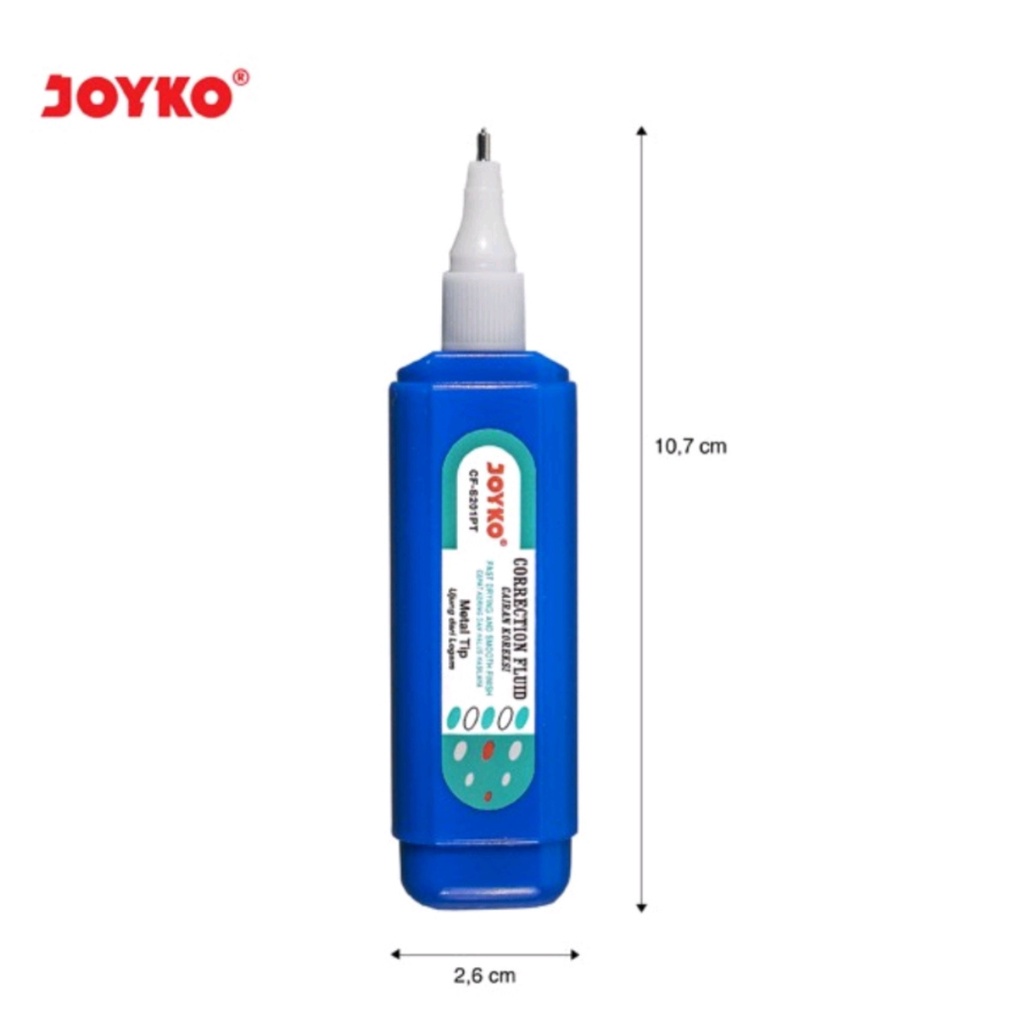 

JOYKO Correction Fluid Cairan Koreksi Penghapus Cair Joyko CF-S201PT Tipex Cair