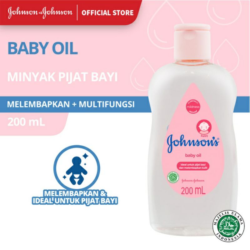 Johnsons Baby Oil/Minyak pijit baby