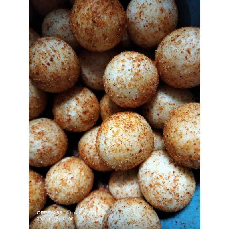 

cimol mentahan jajanan hade