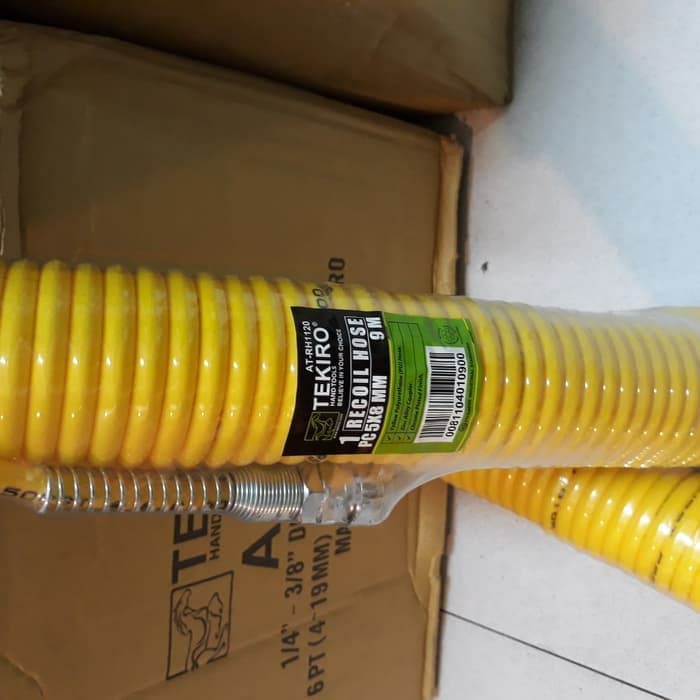 Tekiro selang recoil warna kuning 9m