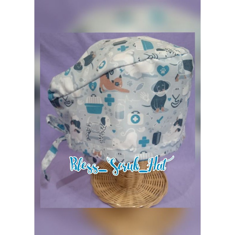Topi Bedah / Nurse Cap/ Sugical cap/ Topi Motif/Dokter