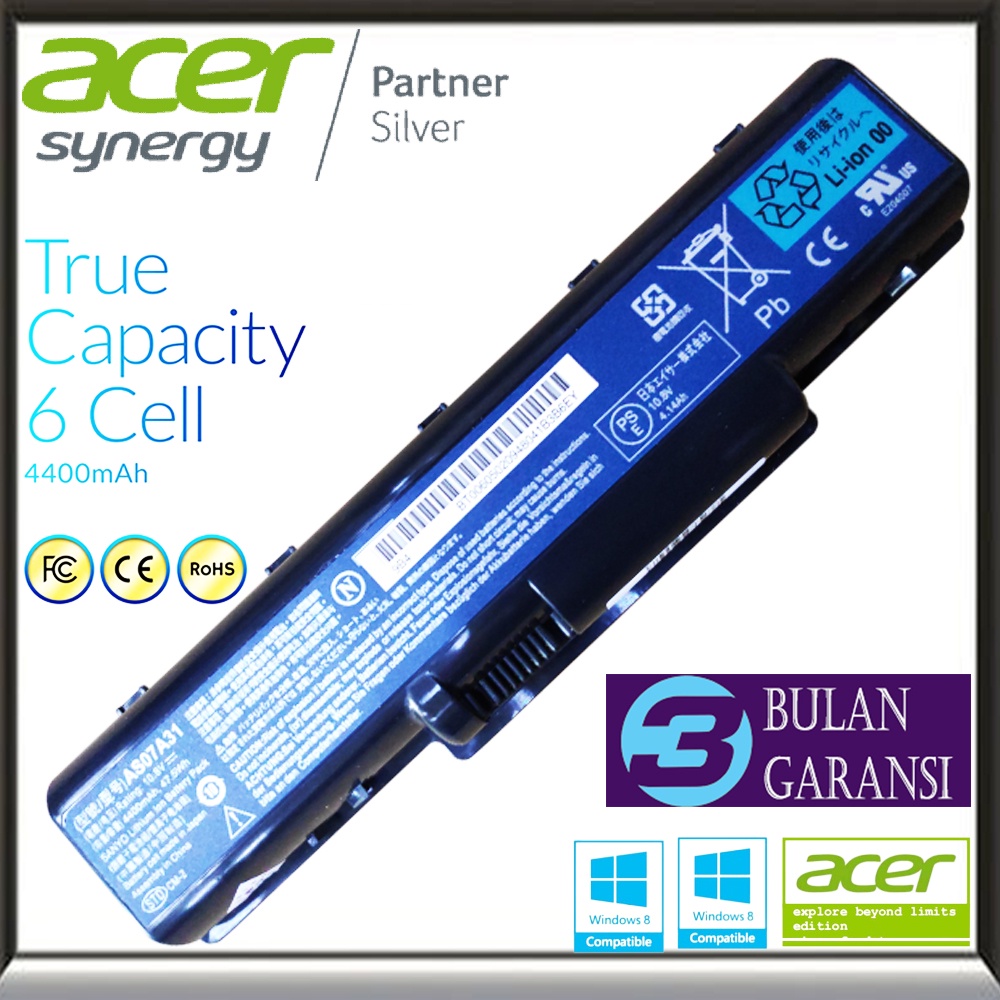 Baterai Battery Original Laptop Acer Aspire 4736 4736G 4736Z 4740 4740G 4310 4520 4530 4710 4720 4730 4920 AS07A31 AS07A32 AS07A41 AS07A42 AS07A51