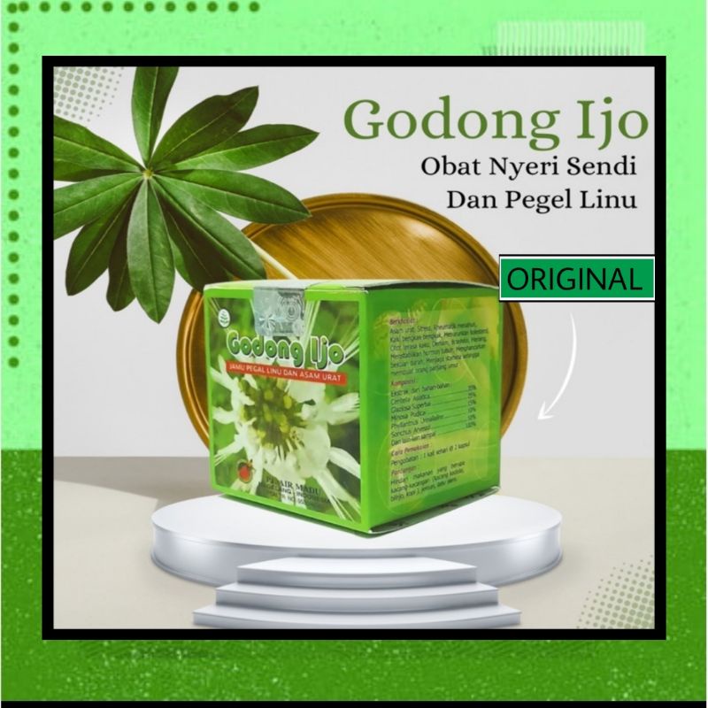 Jamu Herbal Godong Ijo Original // Herbal Pegal Linu & Rematic