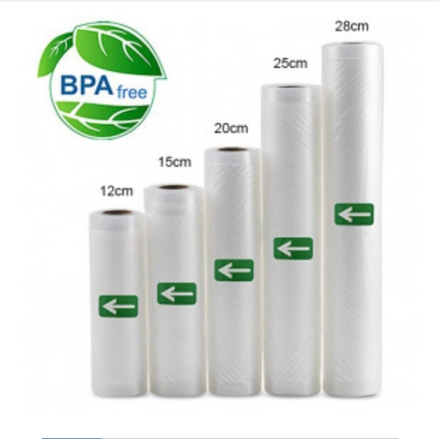 Plastik Vakum Rol Emboss Vacum Sealer Roll Bag Food Grade