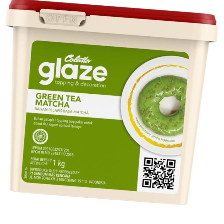 

(HOT PROMO) Colatta Glaze Toping Rasa Green Tea 1 Kg
