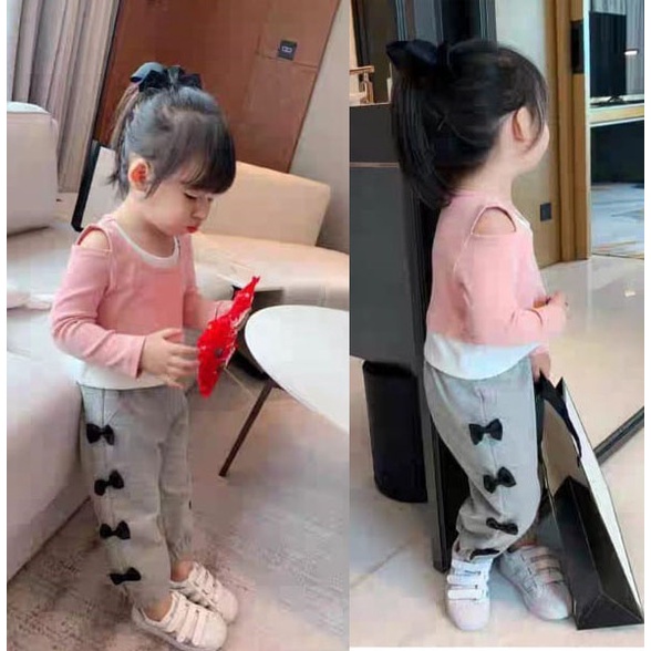 Baju Setelan Ayu Anak Perempuan Lengan &amp; Celana Panjang (babyterry) MS