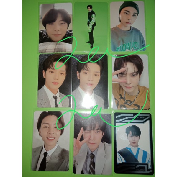 Photocard pc nct 127 dream Taeyong yuta jungwoo haechan Johnny doyoung slowacid Agent