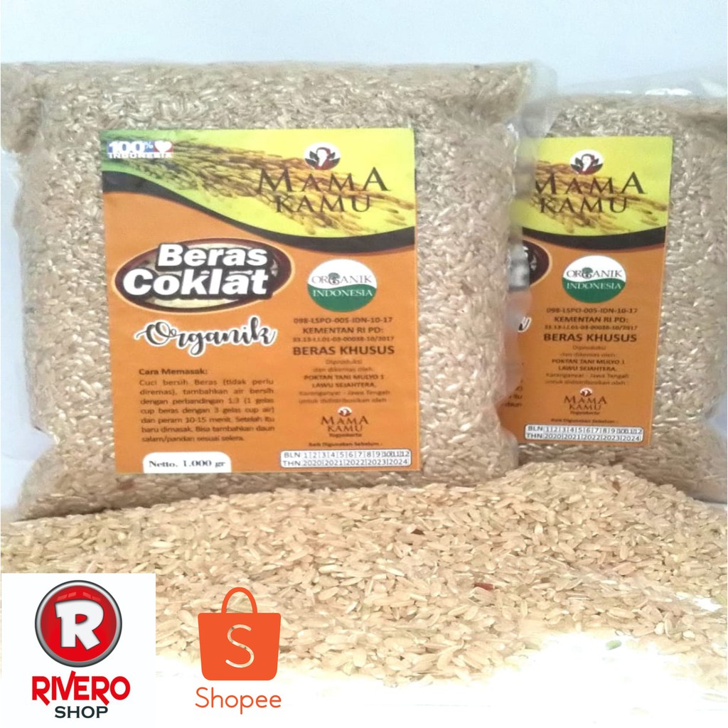 

Beras Coklat Organik 1Kg