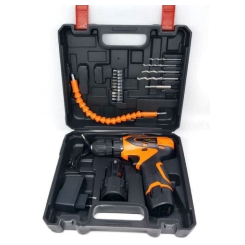 XENON CDD505 Bor Cordless 12V 2 Baterai Set Koper