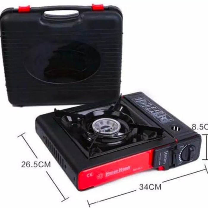 Happy Home B2 Portable Gas Stove 2 in 1 Kompor Mini